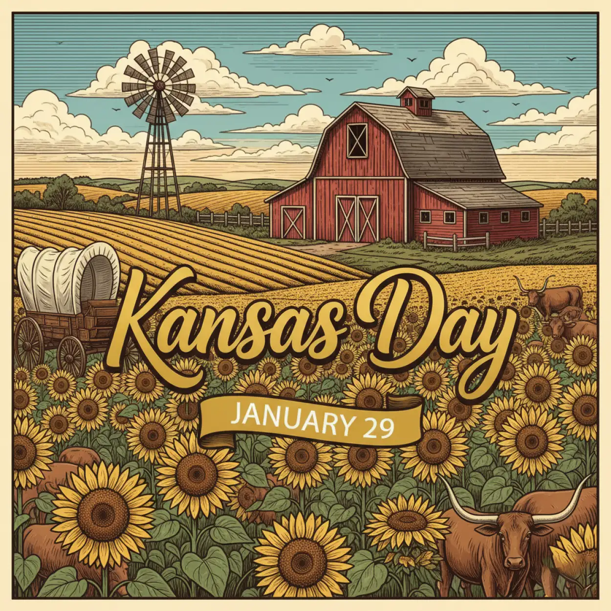 kansas day celebration artwork