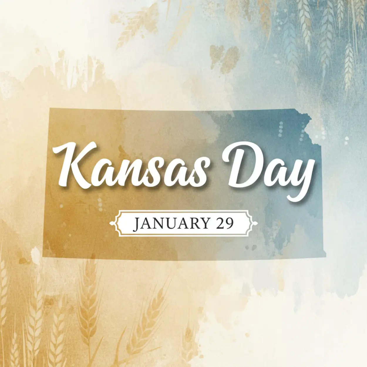 kansas day center text banner