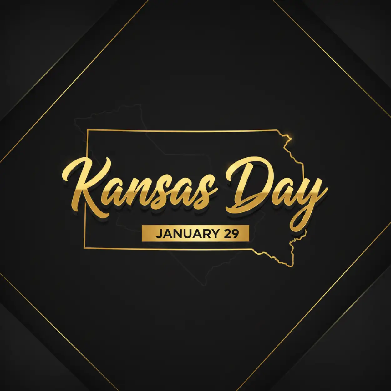 kansas day graphic design