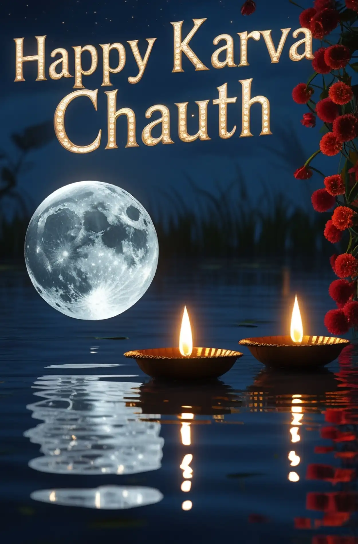 Free Download Karva Chauth Photo Background For Editing Download - High Quality Happy Karva Chauth Background