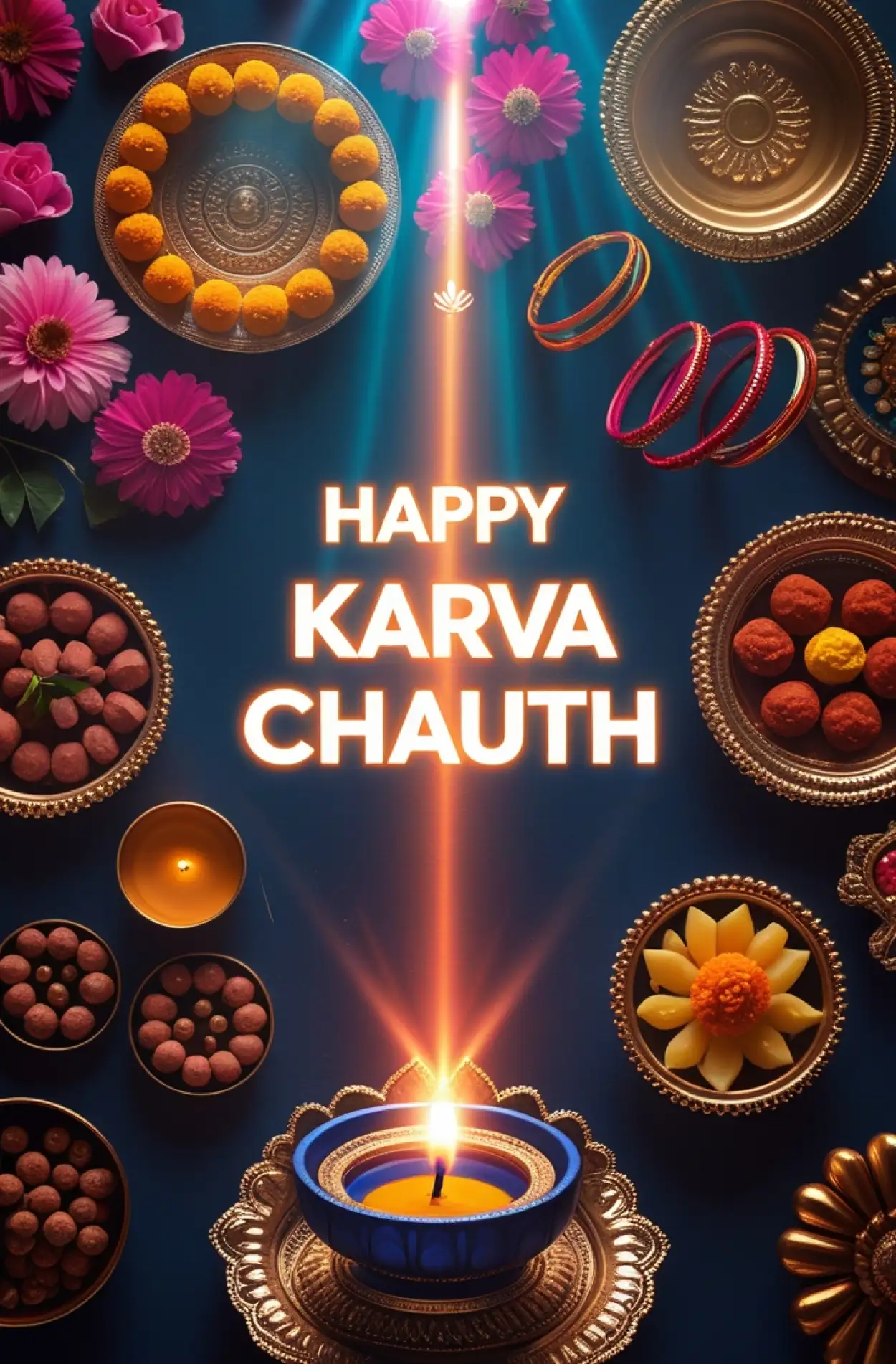 Free Download Karva Chauth Romantic Quote Image Download - High Quality Happy Karva Chauth Background