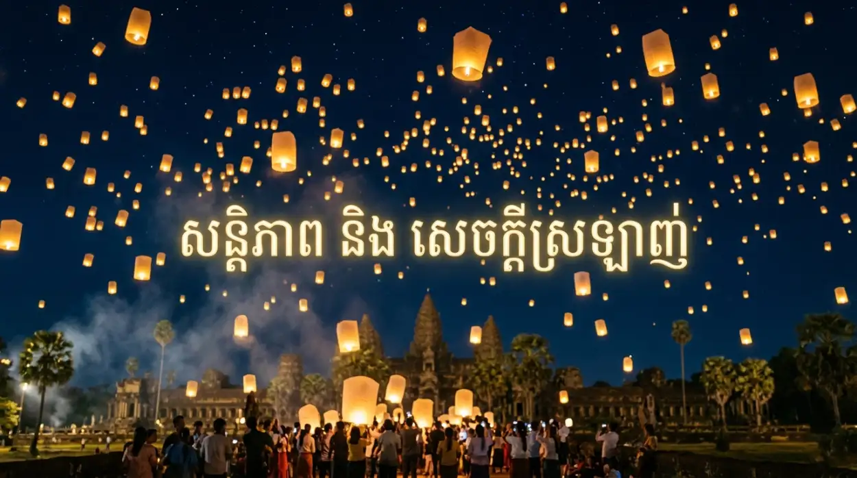 Free Download Khmer New Year Premium Poster Download - High Quality Khmer New Year Wishes Poster 2026 Image