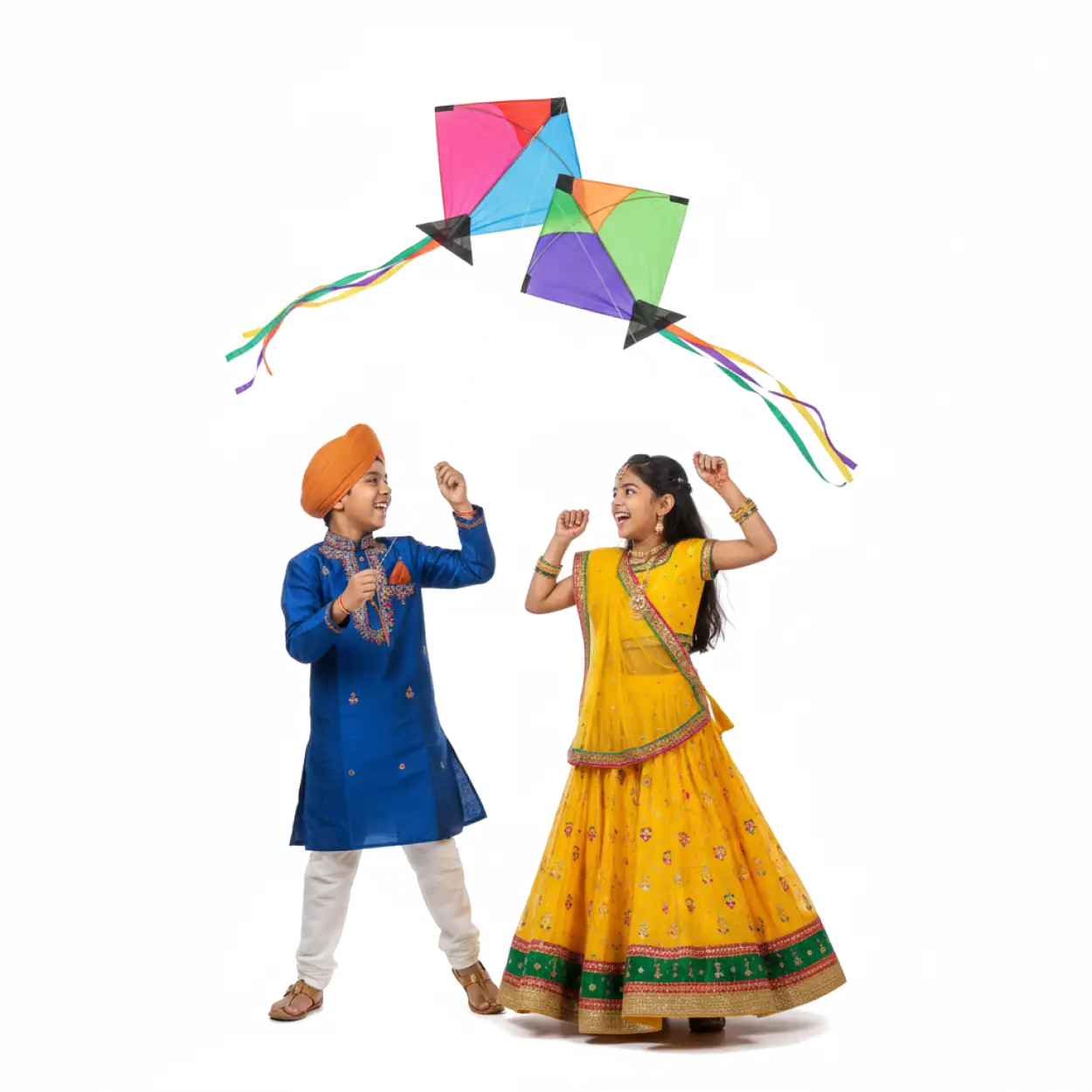 kids kite flying png clipart