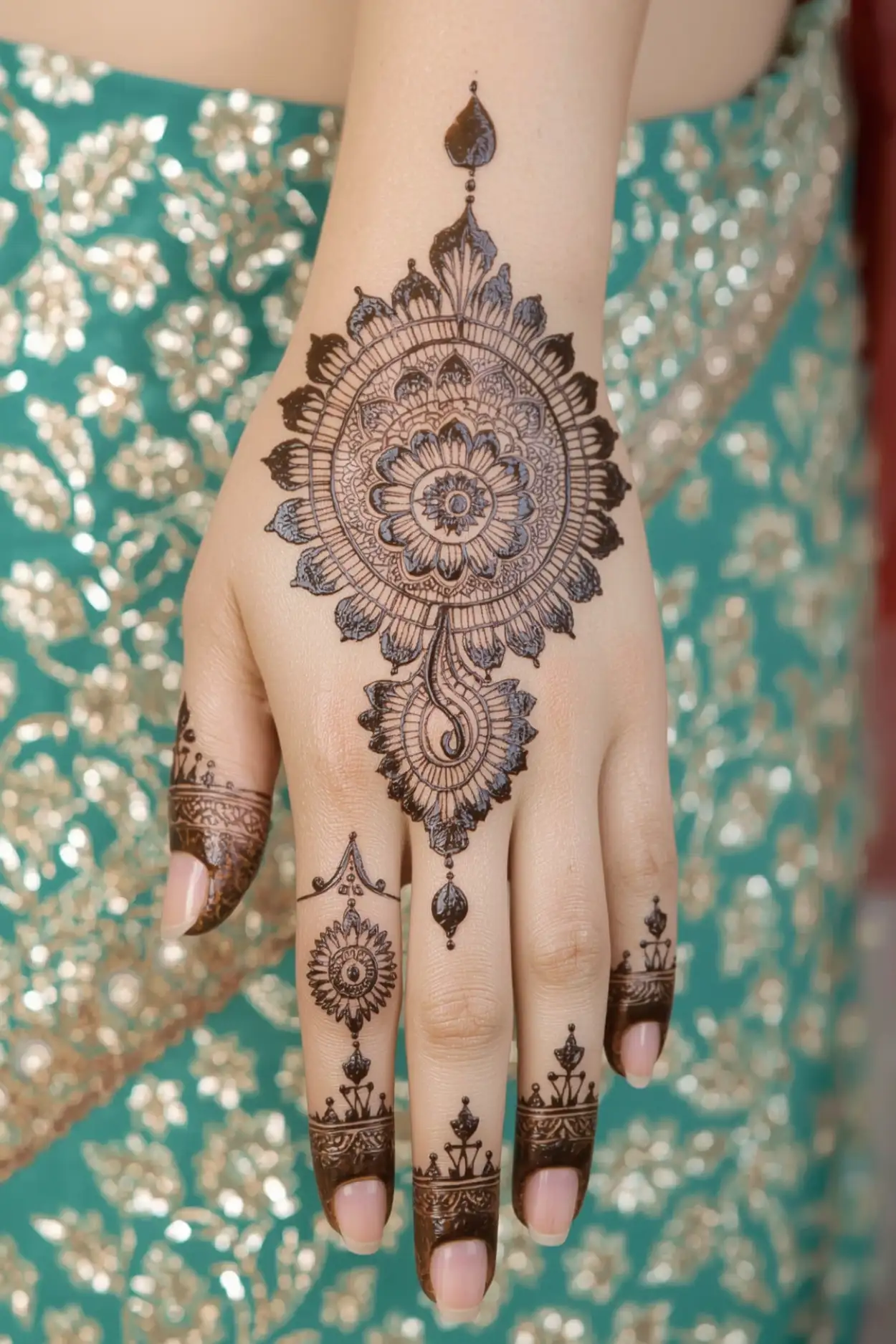 kids mehndi design for sawan monday