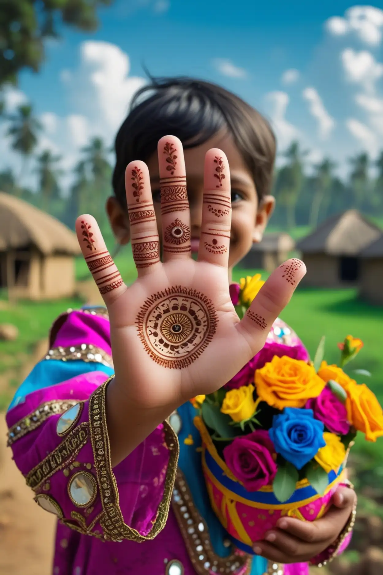 Kids Mehndi Design Ideas For Hariyali Teej - Royalty Free Hariyali Teej Mehndi Design Image | Pngmagic Free Download Kids Mehndi Design Ideas For Hariyali Teej - High Quality Hariyali Teej Mehndi Design Background
