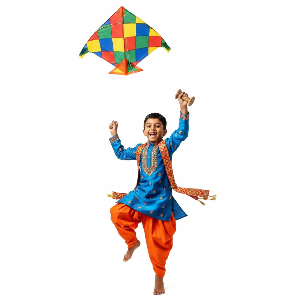 kite flying png for design