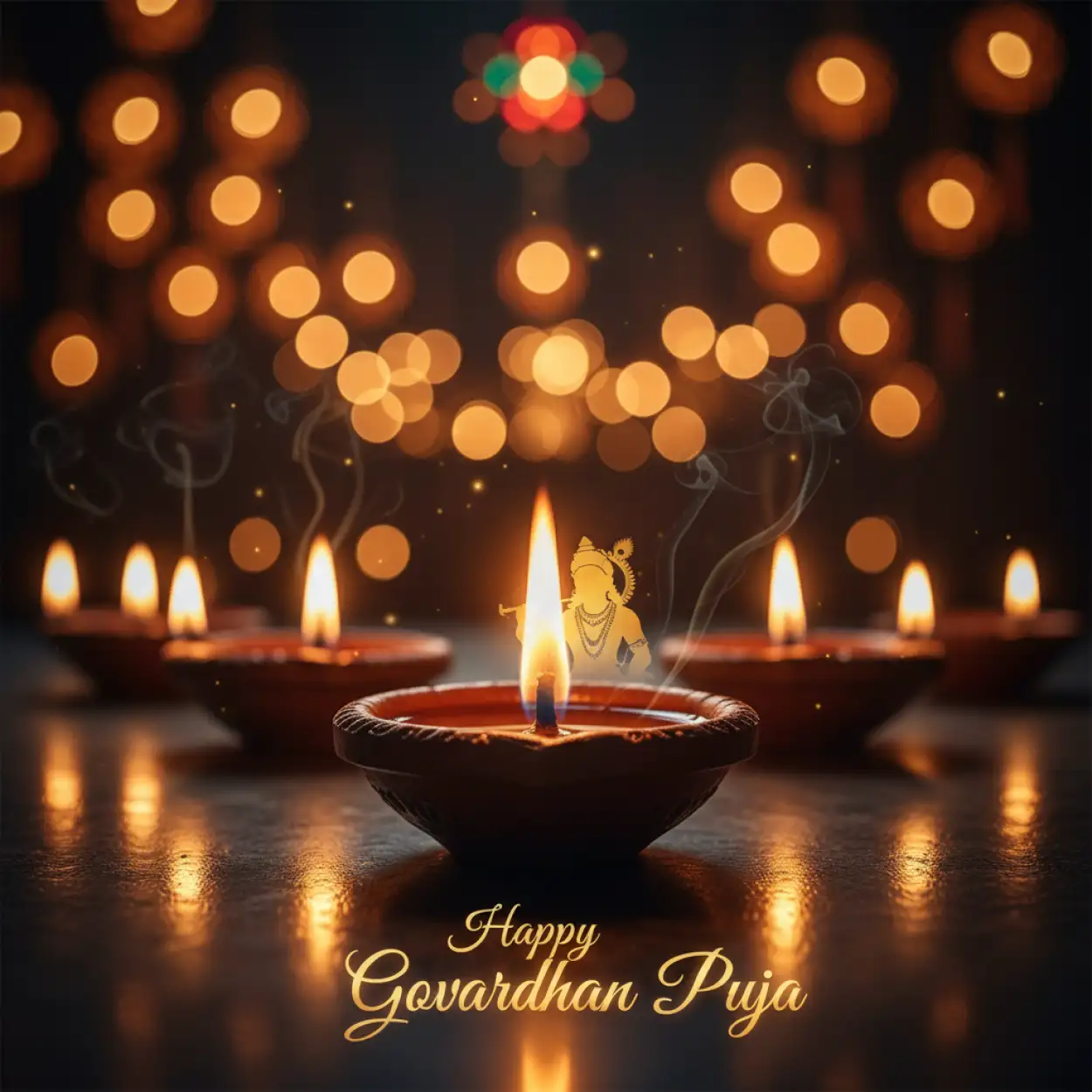 Krishna Holding Govardhan Hill With Villagers Festival Scene - Royalty Free Happy Govardhan Puja Image | Pngmagic Free Download Krishna Holding Govardhan Hill With Villagers Festival Scene - High Quality Happy Govardhan Puja Background