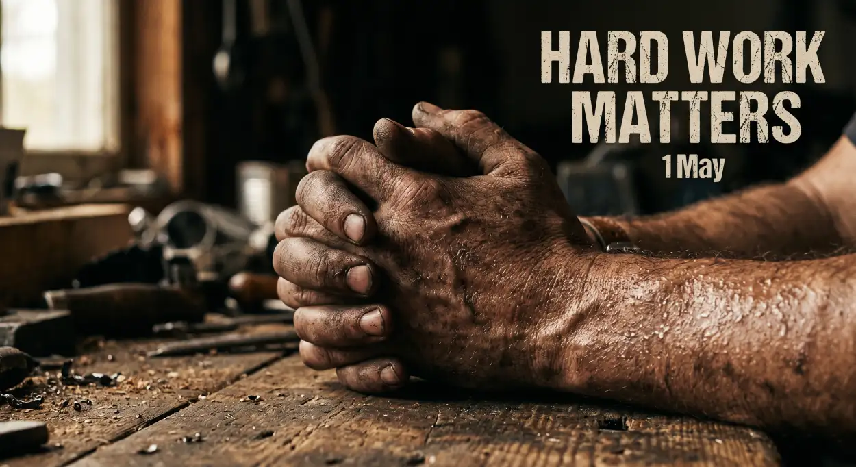 Free Download Labor Day Motivational Quotes Images - High Quality International Labor Day Wishes 2026 Image