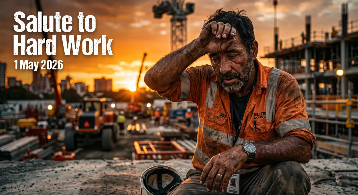Free Download Labor Day Shayari Image Hindi - High Quality International Labor Day Wishes 2026 Image
