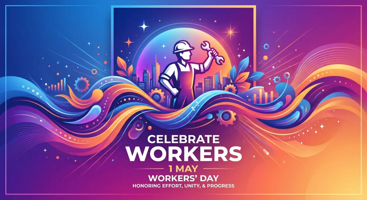Free Download Labor Day Vector Images Free Download - High Quality International Labor Day Wishes 2026 Image