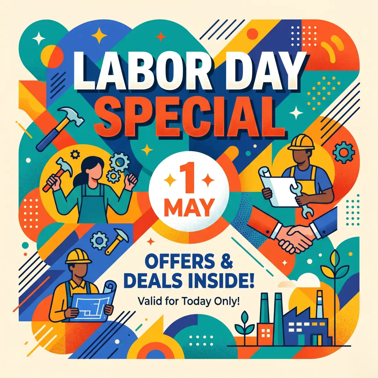 Free Download Labor Day Vector Png Free - High Quality International Labor Day Wishes 2026 Transparent PNG
