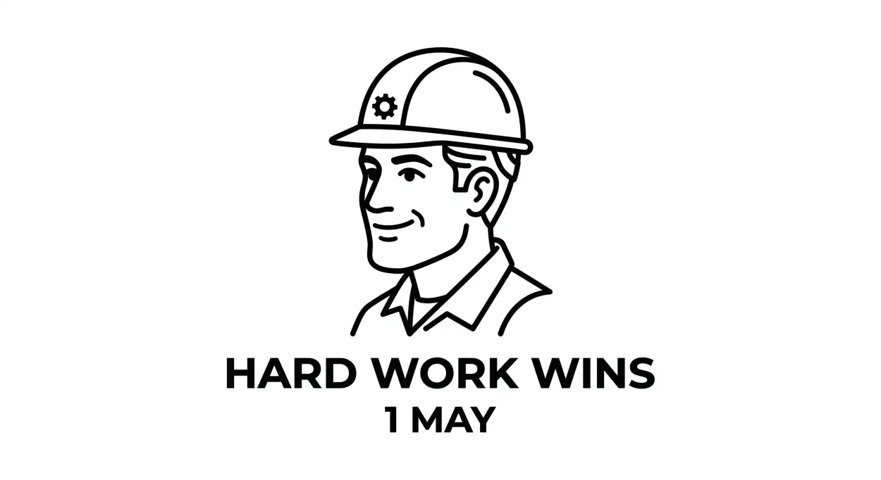 Free Download Labour Day Status Hindi Image - High Quality International Labor Day Wishes 2026 Image