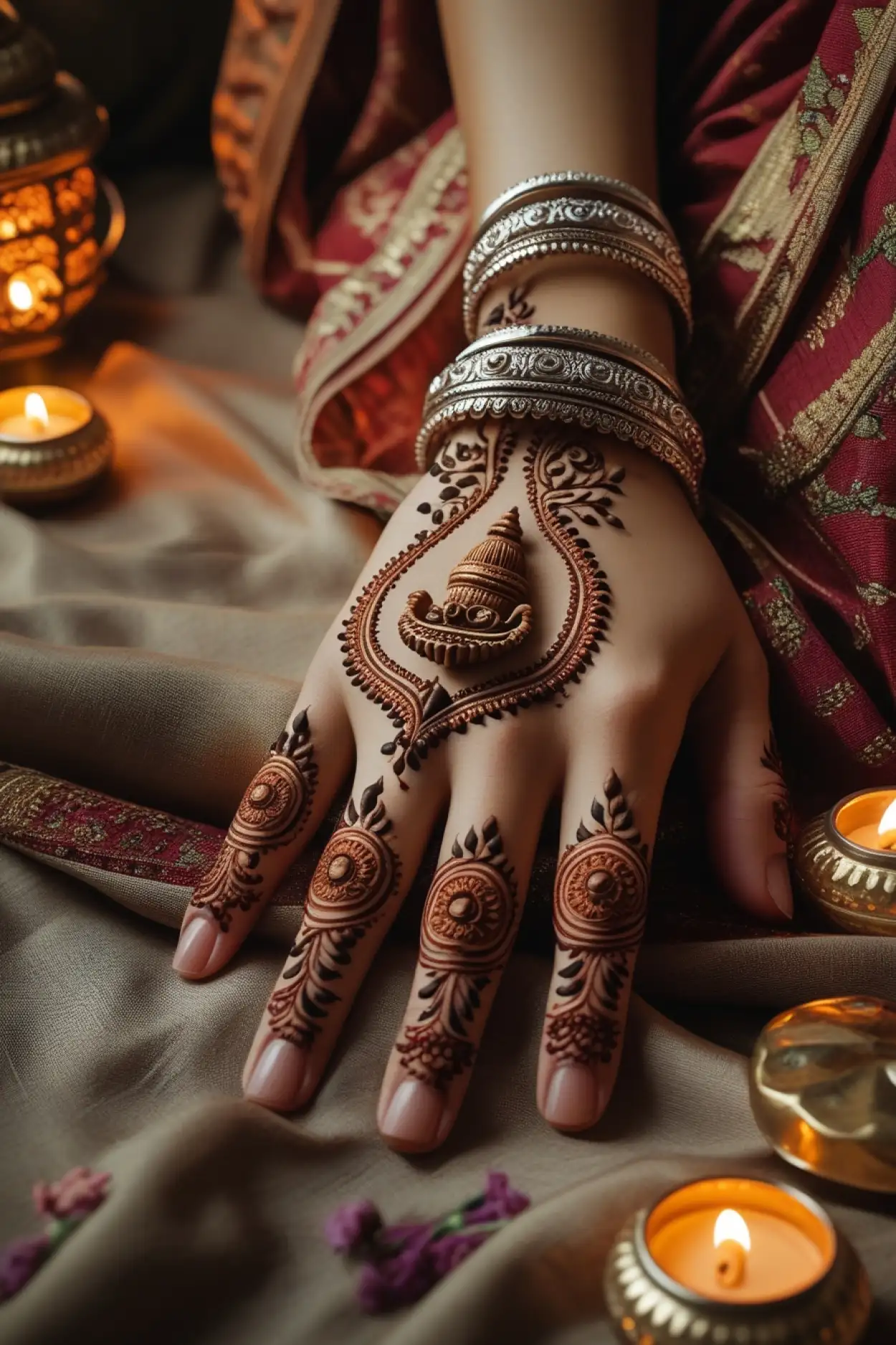 latest bridal mehndi for sawan mondays