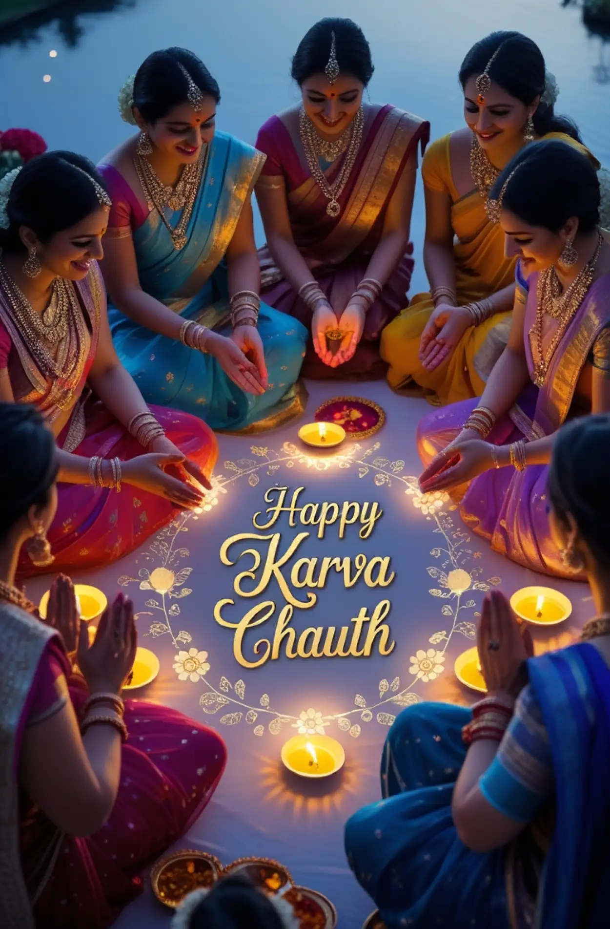 Free Download Latest Karva Chauth Background Image Free Download - High Quality Happy Karva Chauth Background