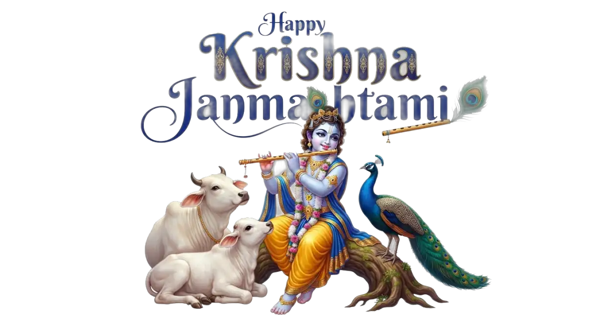 Free Download Latest Krishna Janmashtami Png Images 2026 Free Download - High Quality Krishna Janmashtami Png 2026 Transparent PNG