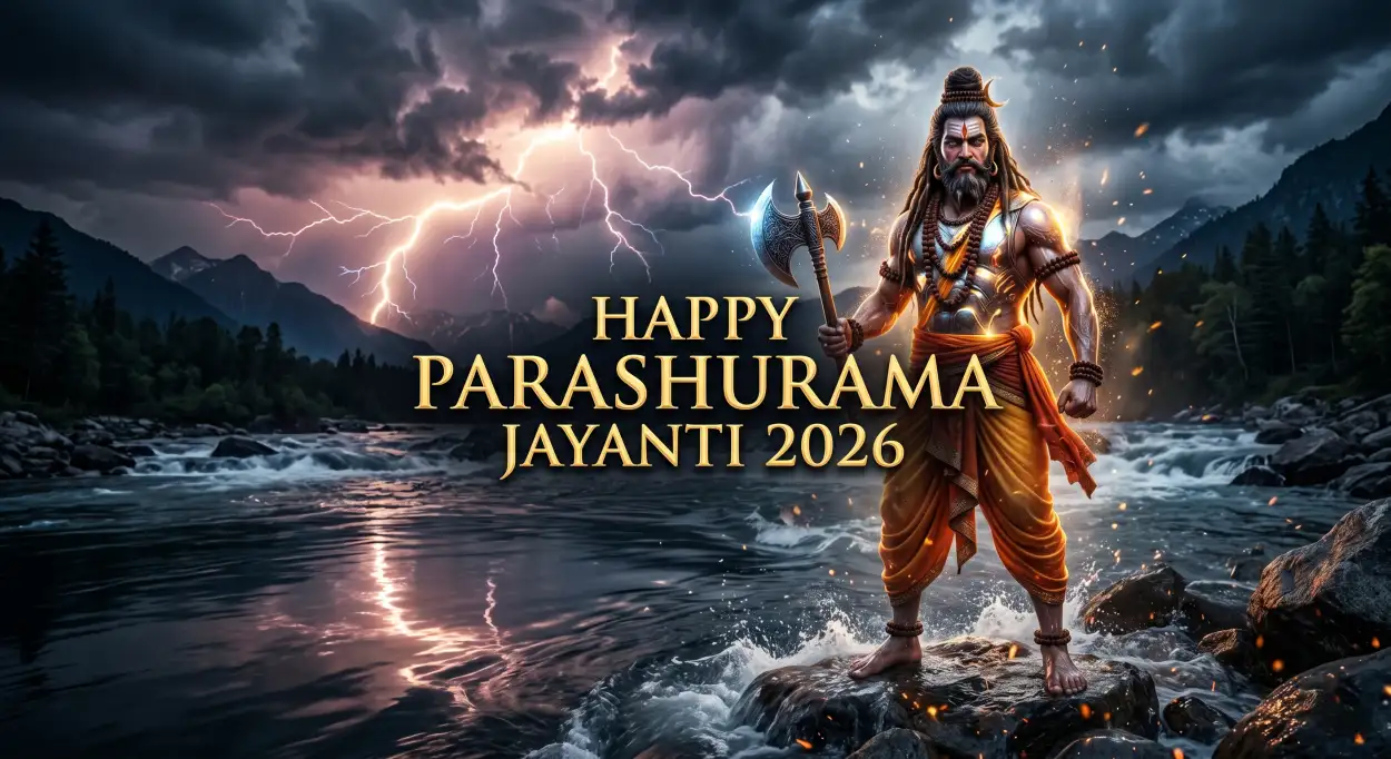 Free Download Latest Parashurama Jayanti Wishes 2026 - High Quality Happy Parashurama Jayanti Wishes 2026 Image