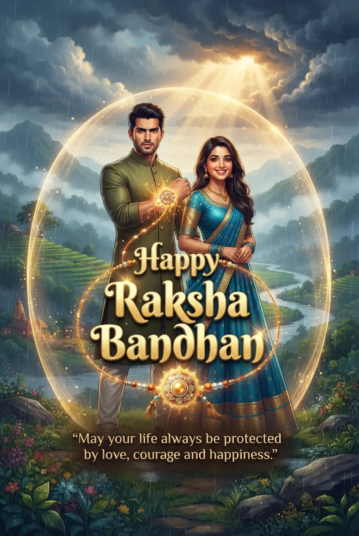 Free Download Latest Raksha Bandhan Wishes 2026 - High Quality Happy Raksha Bandhan Wishes 2026 Image