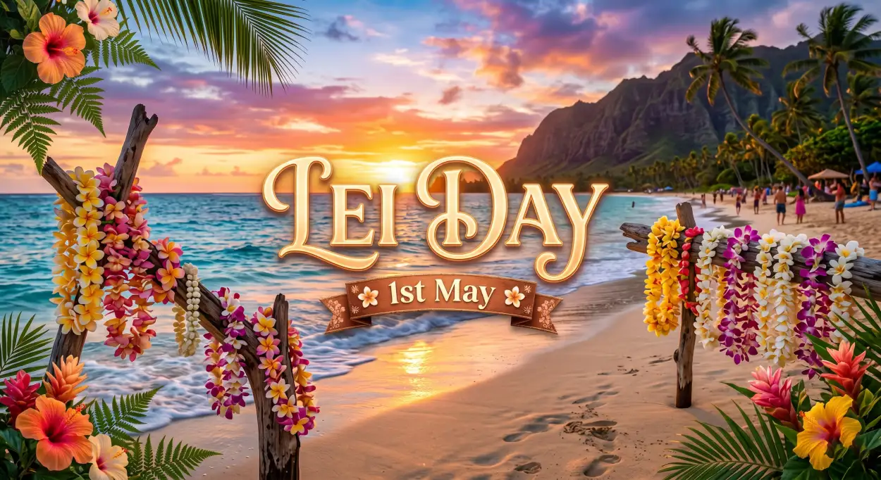 Free Download Lei Day 2026 Festival Decoration Images - High Quality Lei Day 2026 Image