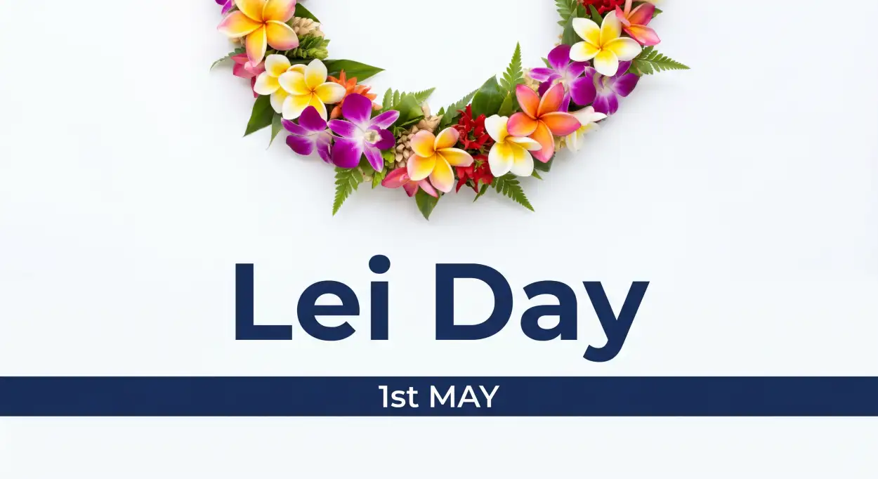 Free Download Lei Day 2026 Flower Lei Png Transparent - High Quality Lei Day 2026 Transparent PNG