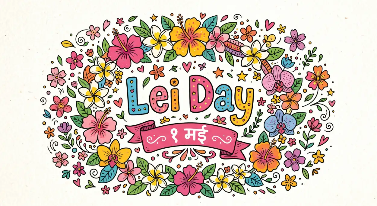 Free Download Lei Day 2026 Png Sticker Pack - High Quality Lei Day 2026 Transparent PNG