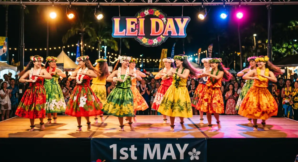 Free Download Lei Day 2026 Website Banner Images - High Quality Lei Day 2026 Image