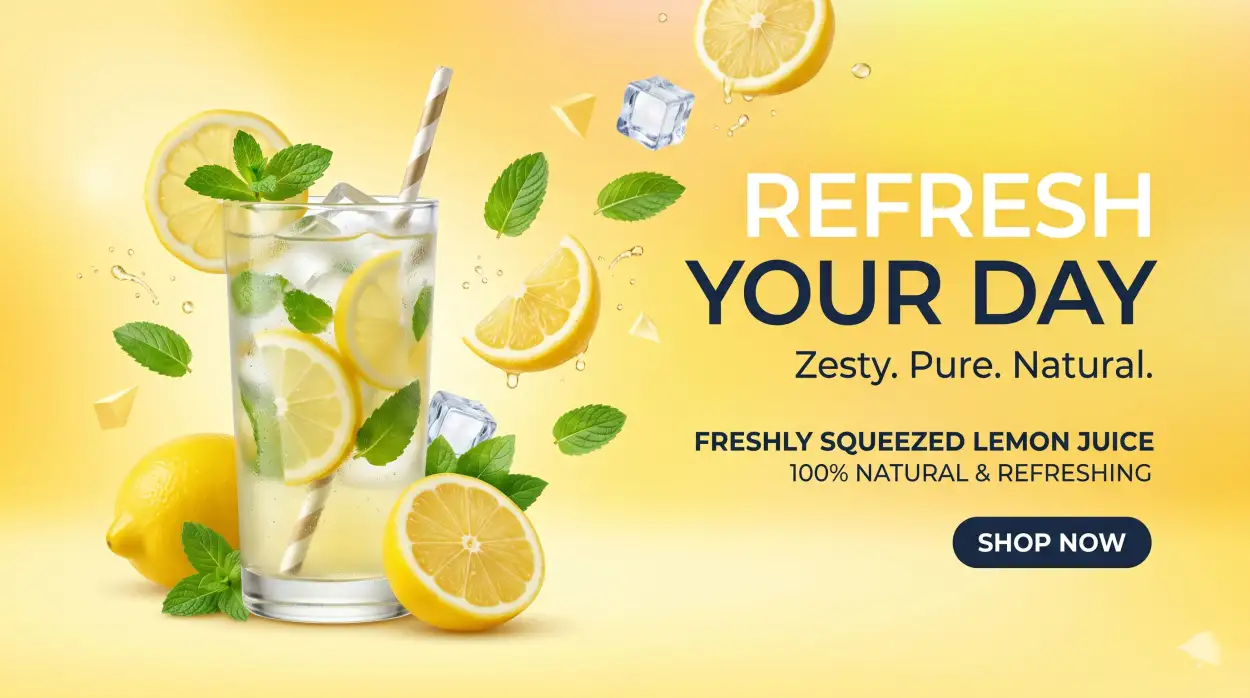 Free Download Lemon Juice Advertising Background Template - High Quality Lemon Juice Background Background Image