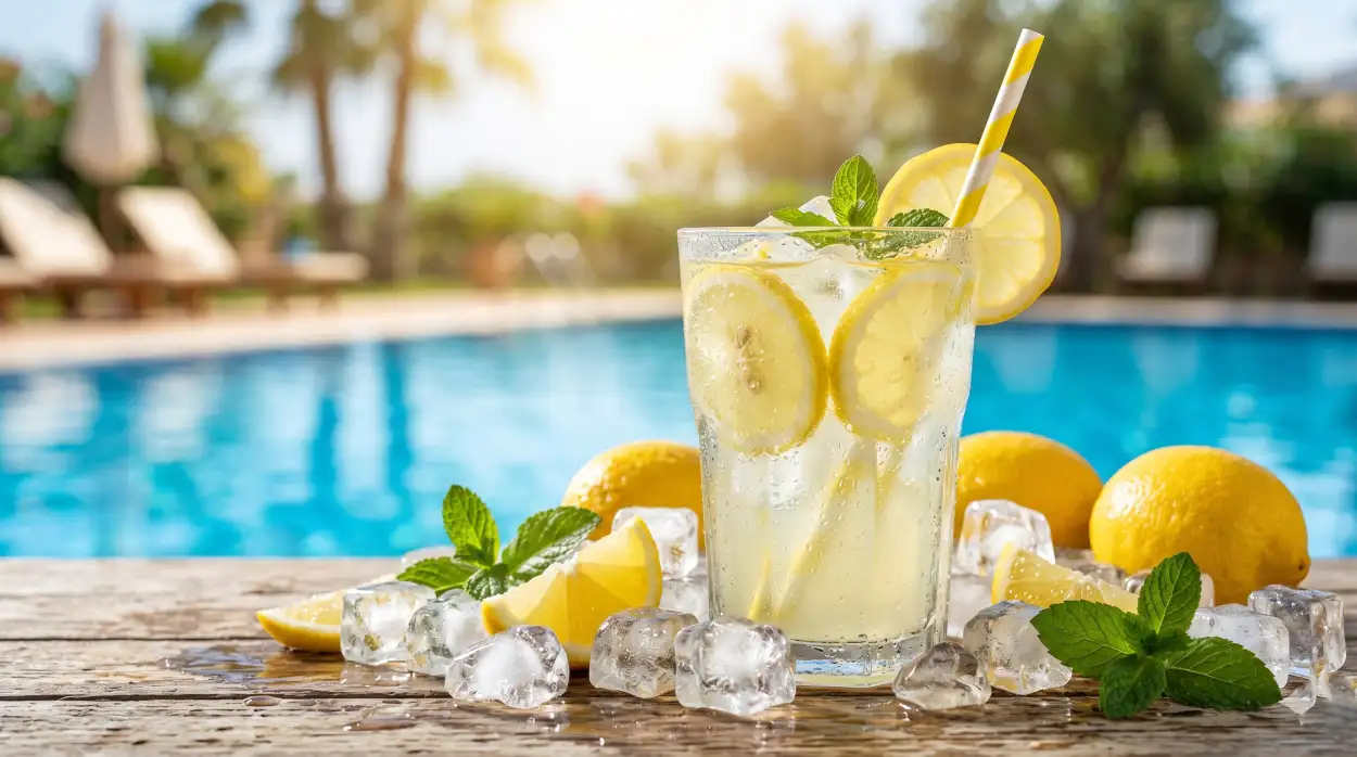 Free Download Lemon Juice Refreshing Summer Wallpaper - High Quality Lemon Juice Background Background Image