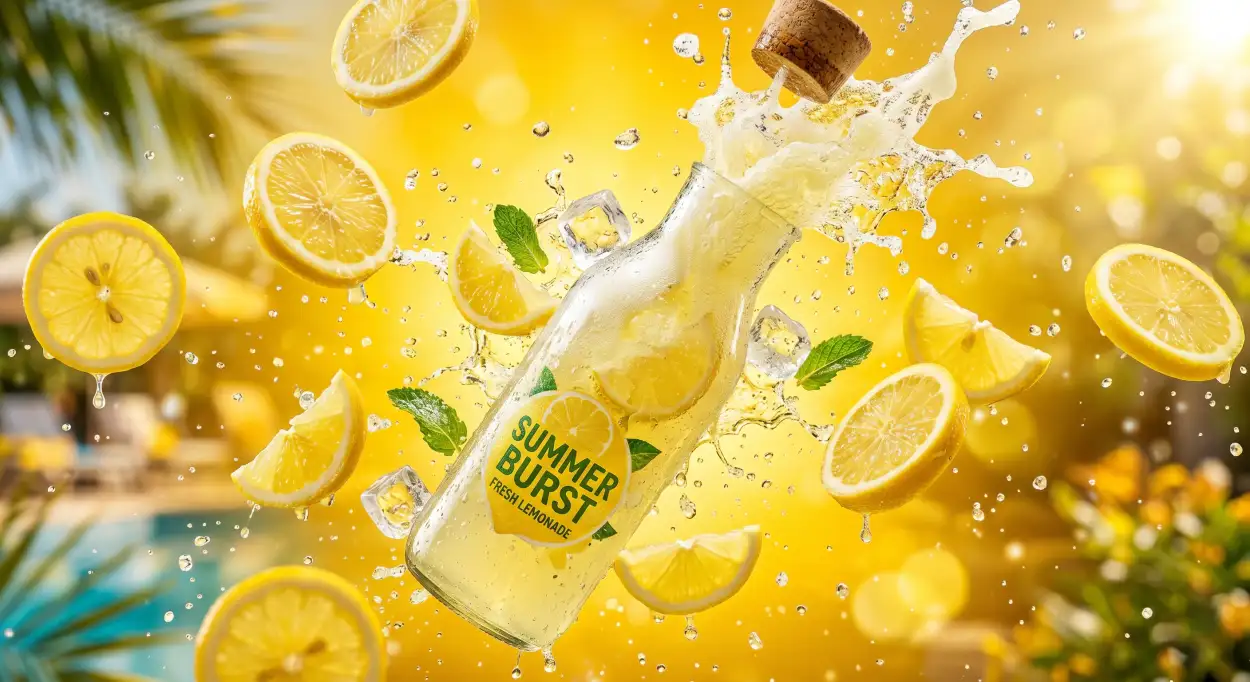 Free Download Lemon Juice Sunny Yellow Background - High Quality Lemon Juice Background Background Image