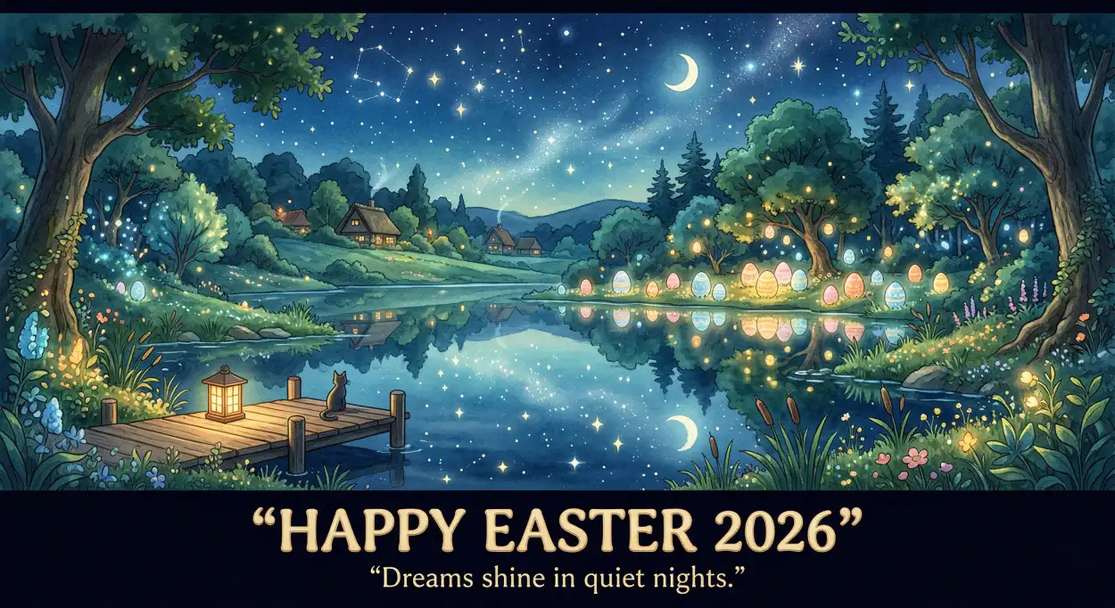 Free Download Light Hearted Easter 2026 Greetings - High Quality Happy Easter 2026 Image