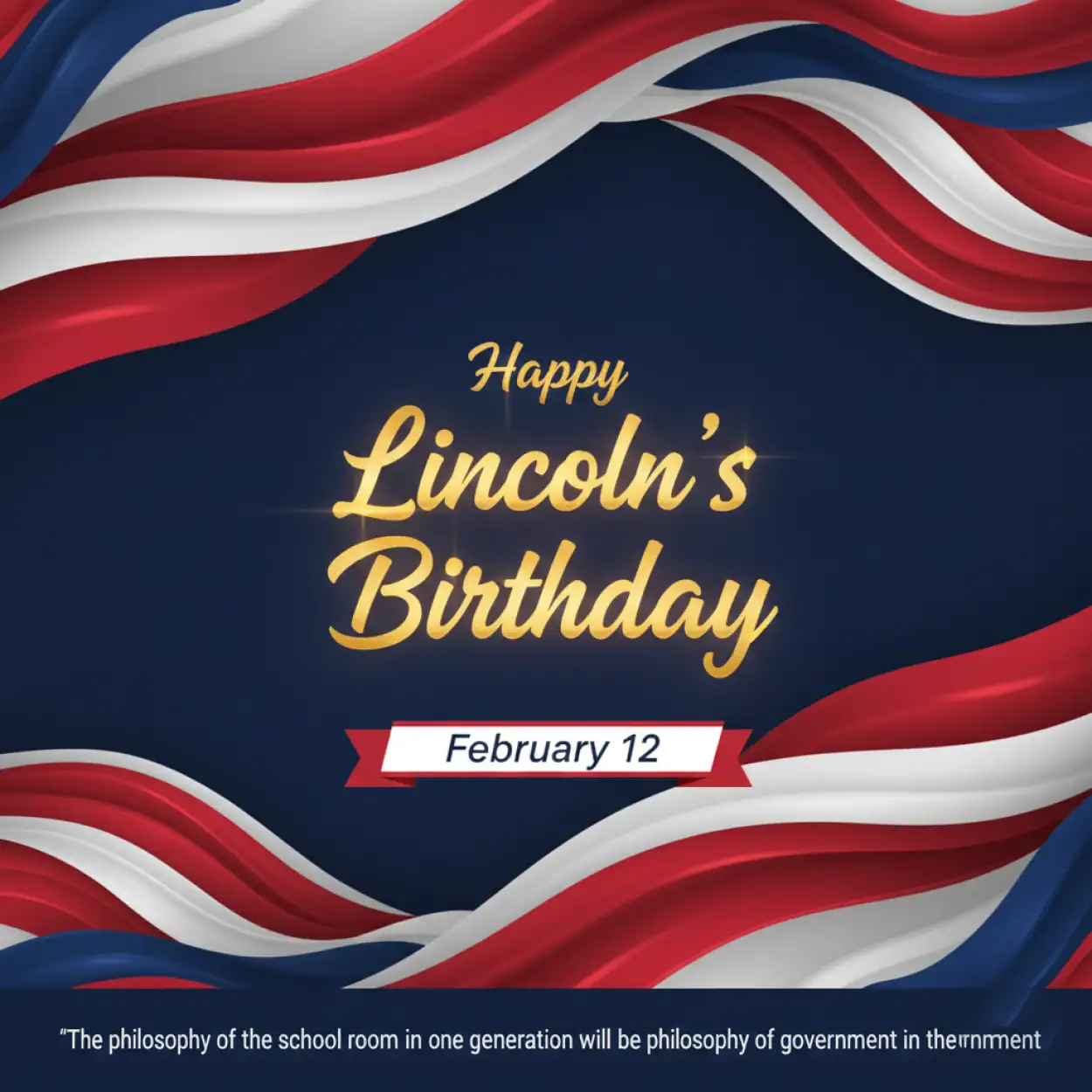 lincolns birthday america holiday