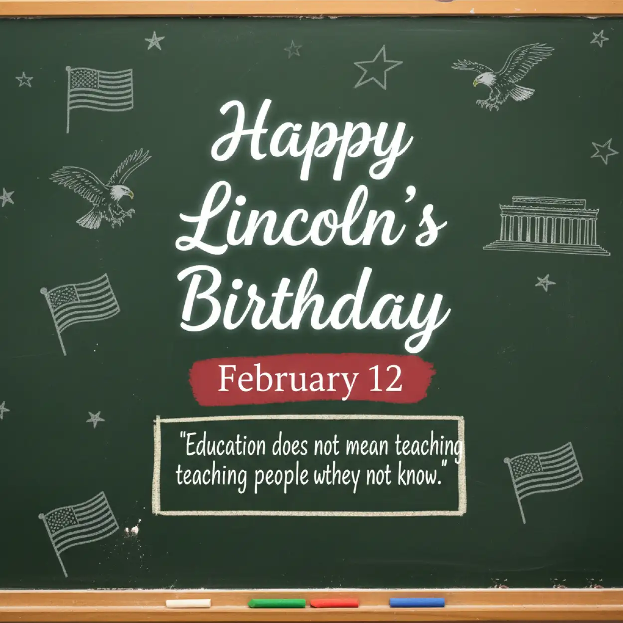 lincolns birthday classroom speech