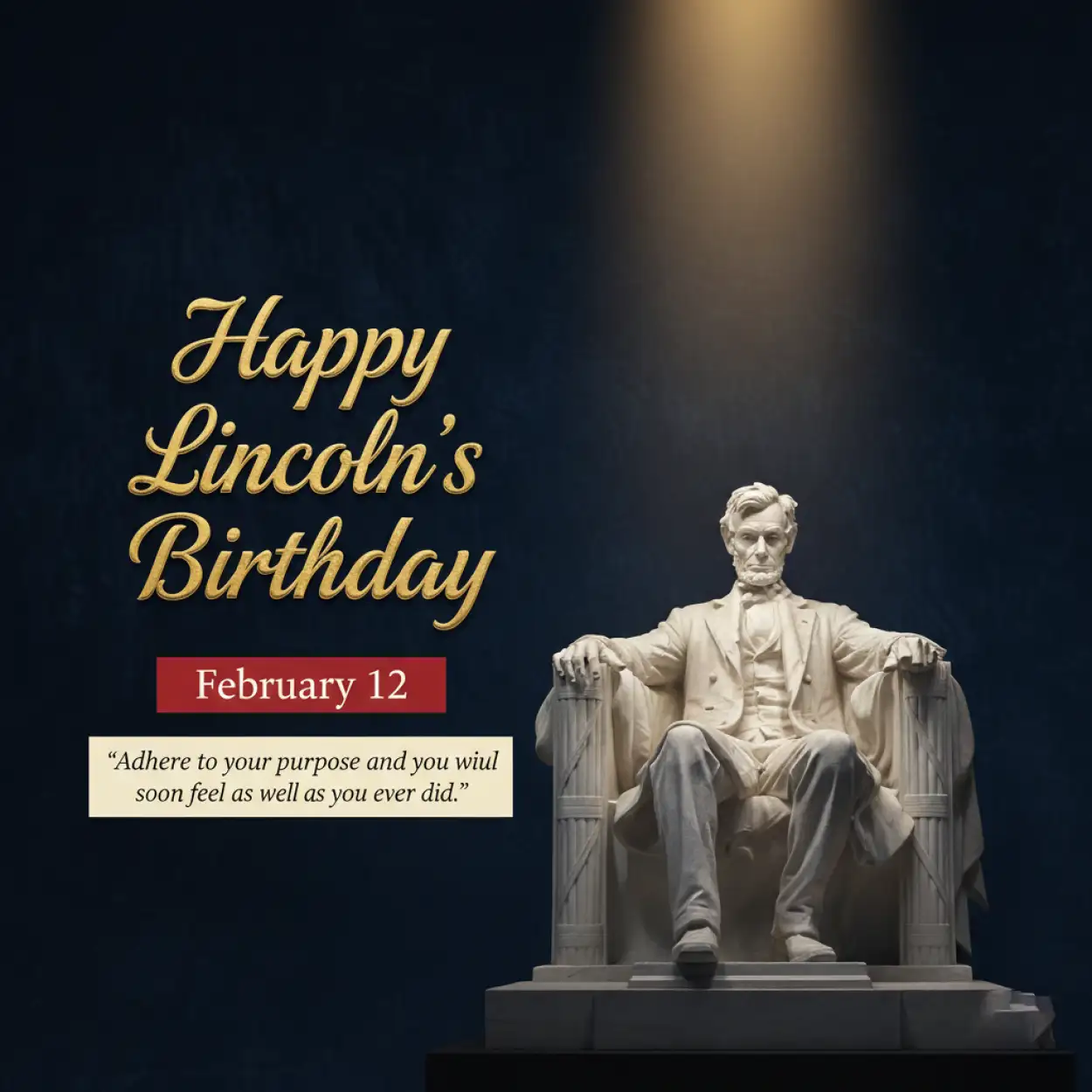 lincolns birthday presidential tribute