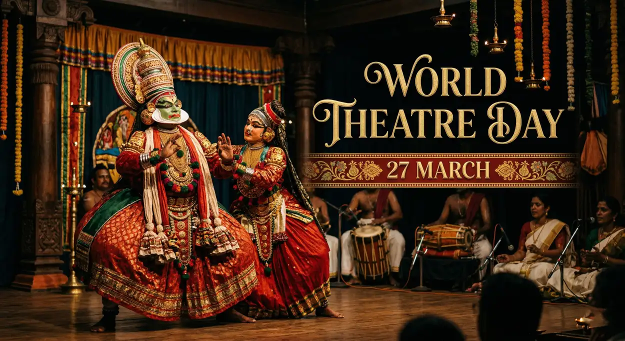 Free Download Live Theatre Performance Benefits - High Quality World Theatre Day Image