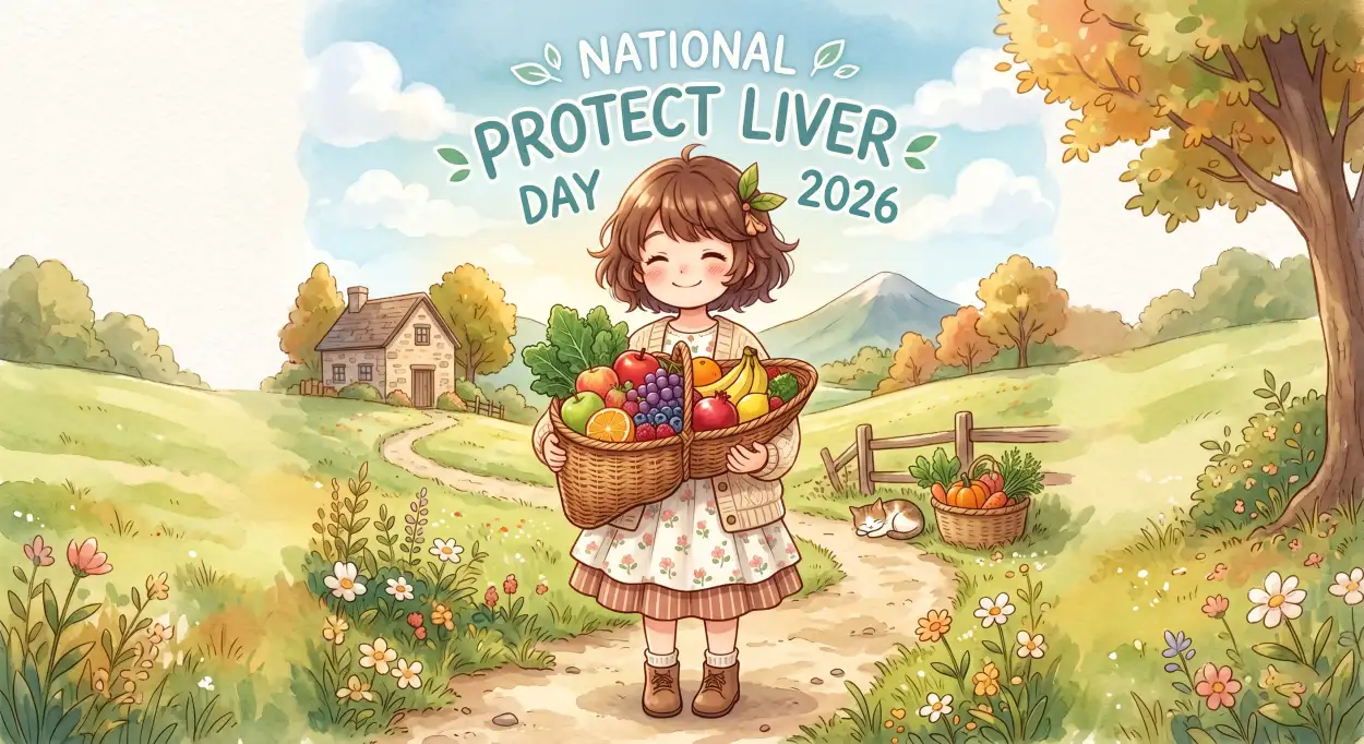Free Download Liver Health Awareness Reels Ideas - High Quality National Protect Liver Day 2026 Image