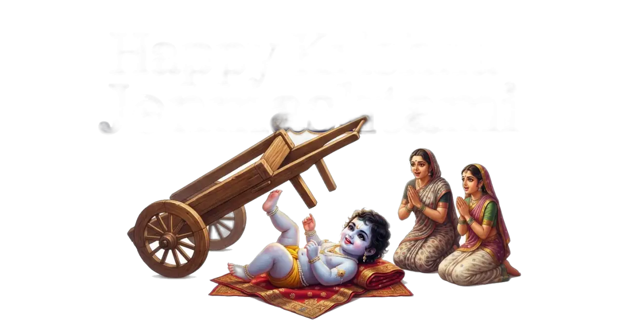 Free Download Lord Krishna Sitting Png Janmashtami 2026 - High Quality Krishna Janmashtami Png 2026 Transparent PNG