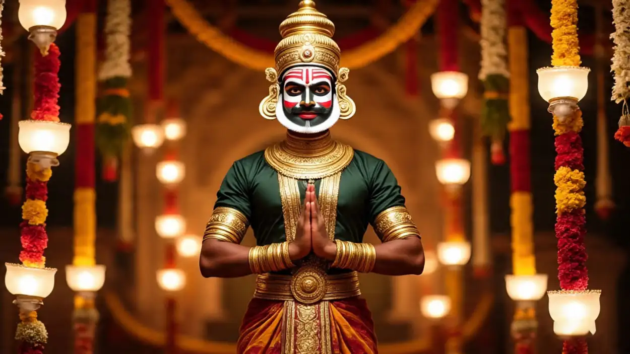 lord mahavishnu onam background