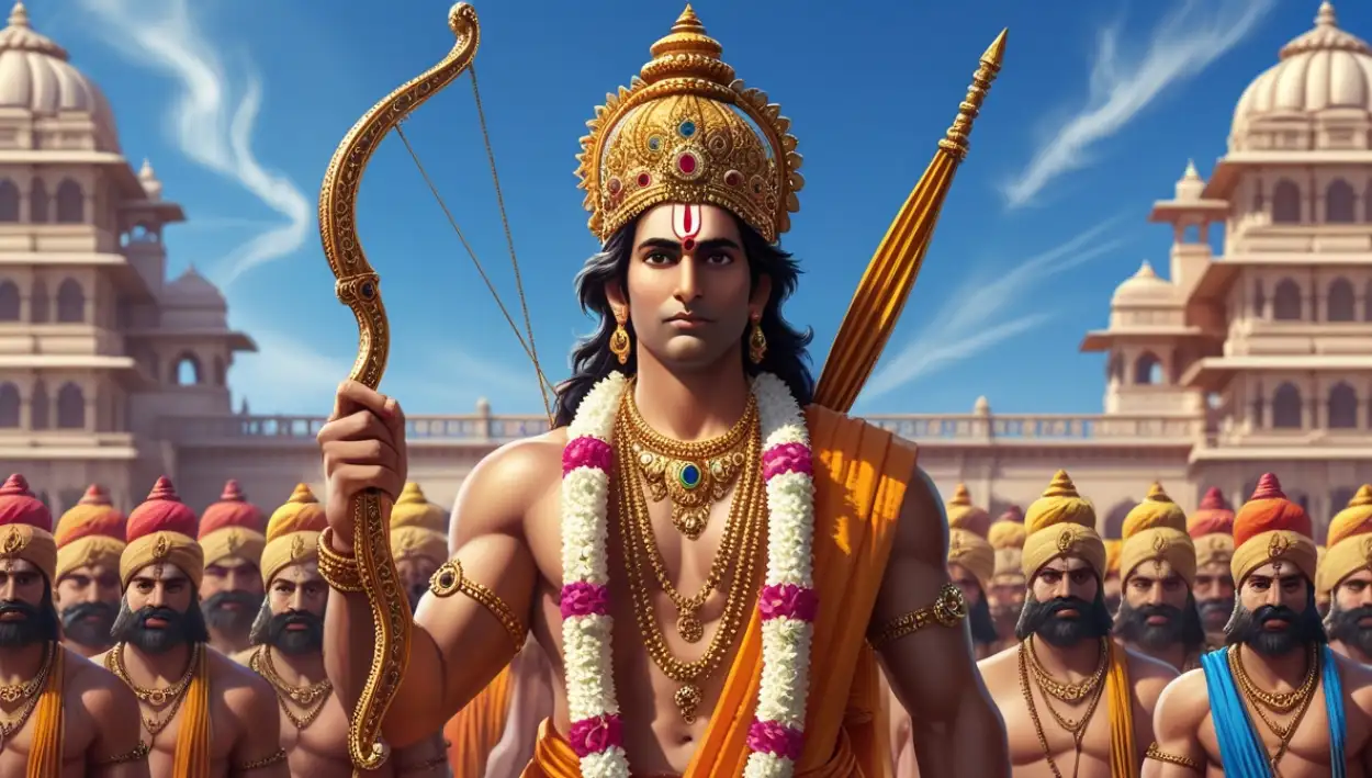 Lord Ram dhanush arrow background HD