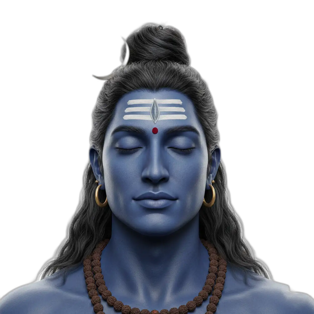 lord shiva png ai generated