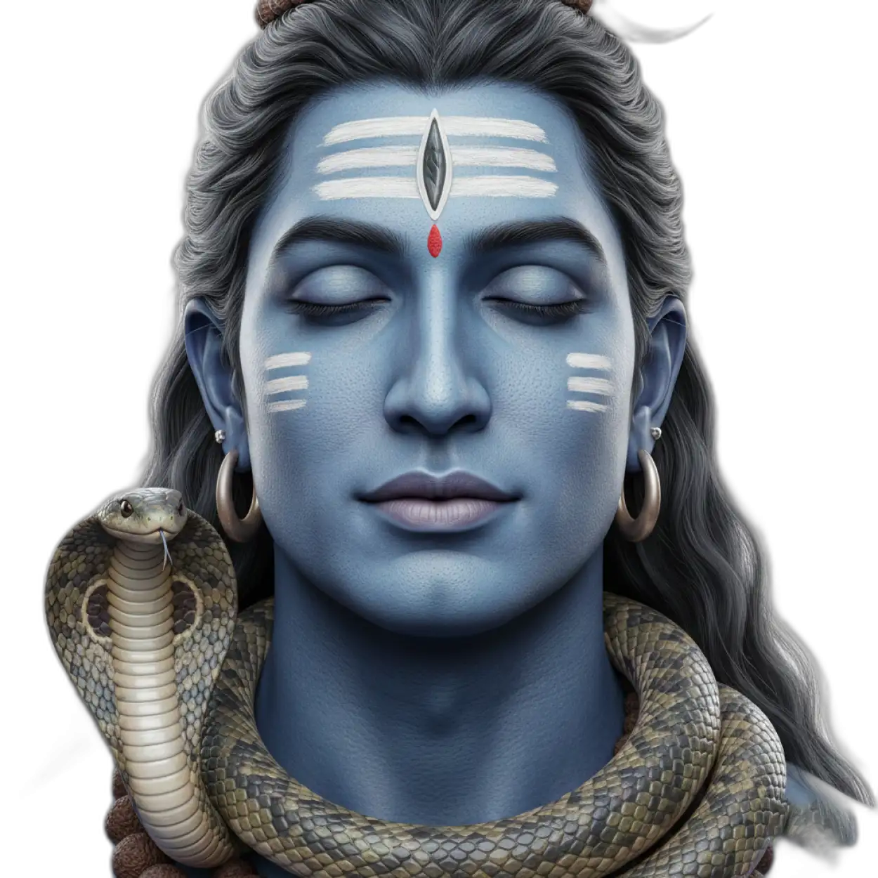 lord shiva png realistic ai art