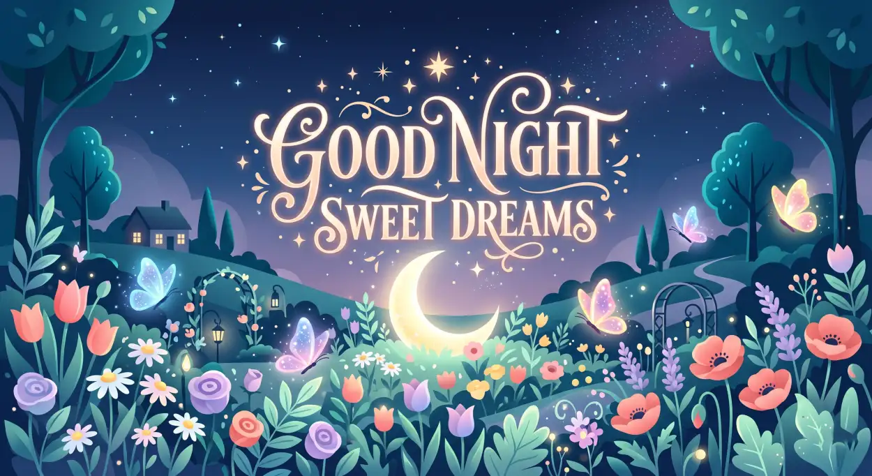 Free Download Lovely Good Night Sweet Dreams Quotes - High Quality Good Night Sweet Dreams Image