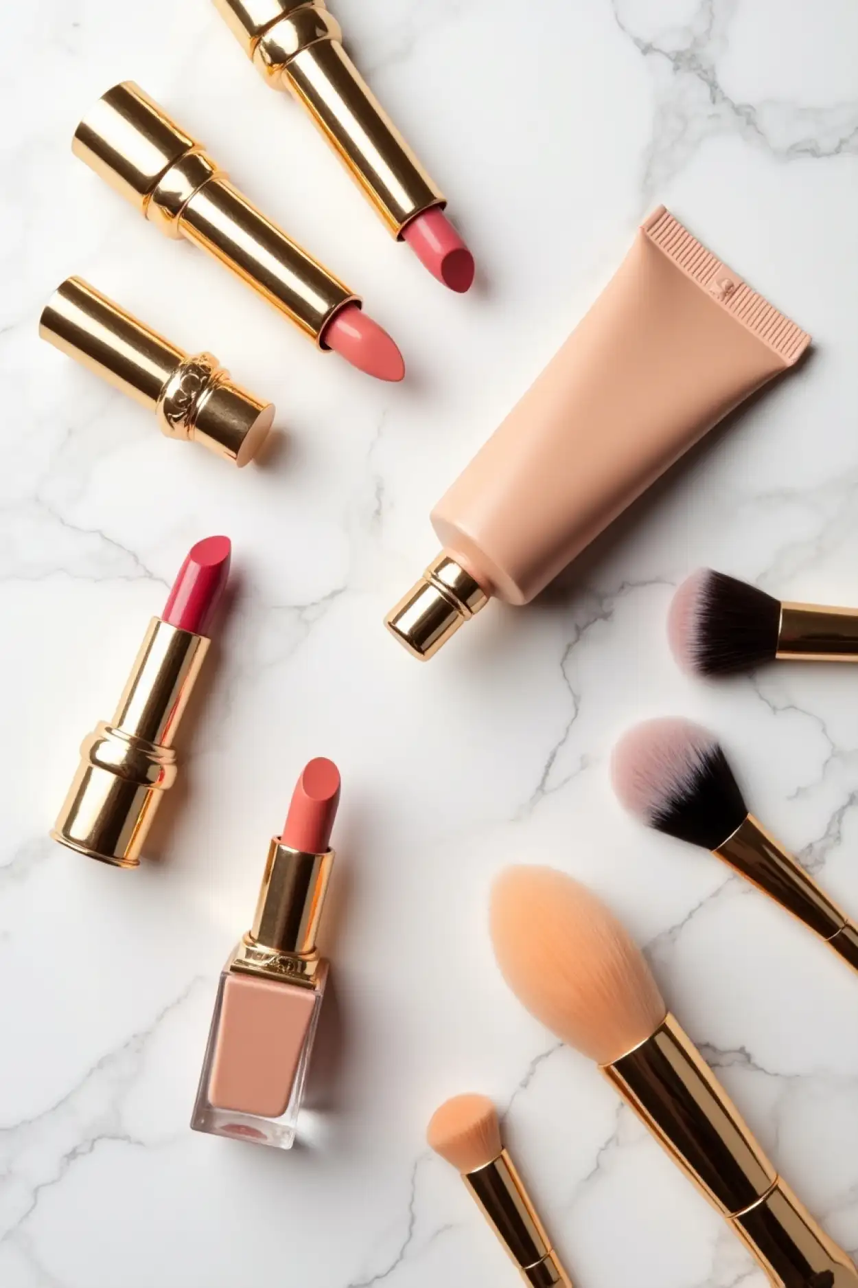 luxury makeup product background