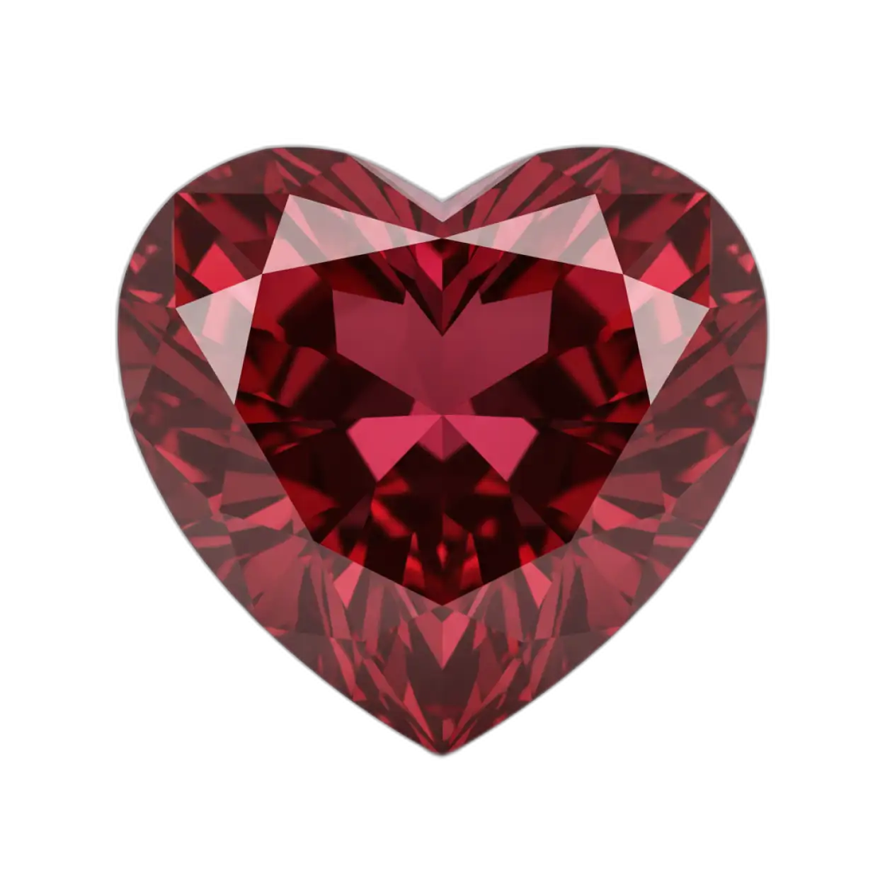 luxury red heart png minimal style for graphic designers