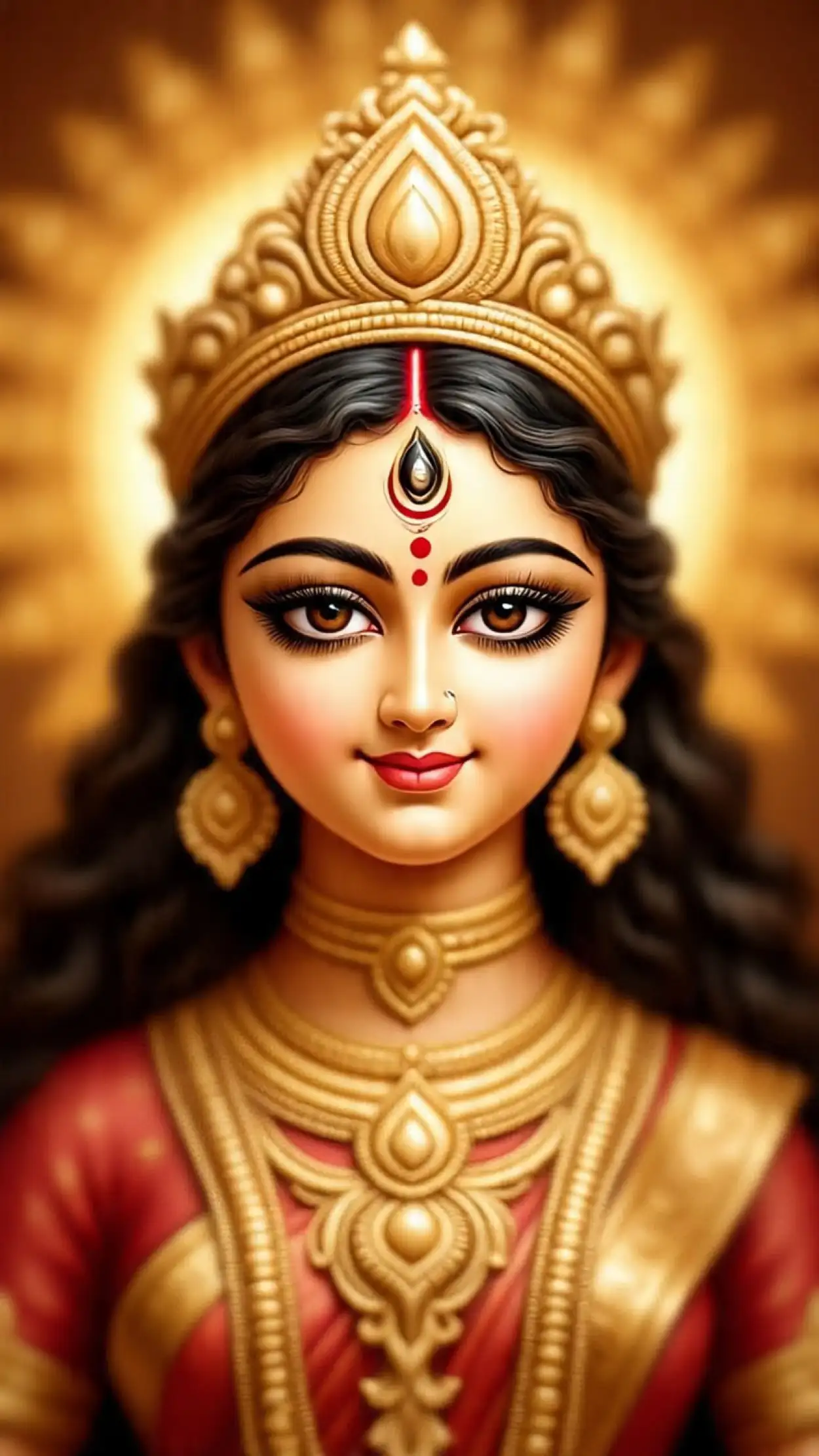 maa durga photo for mobile wallpaper