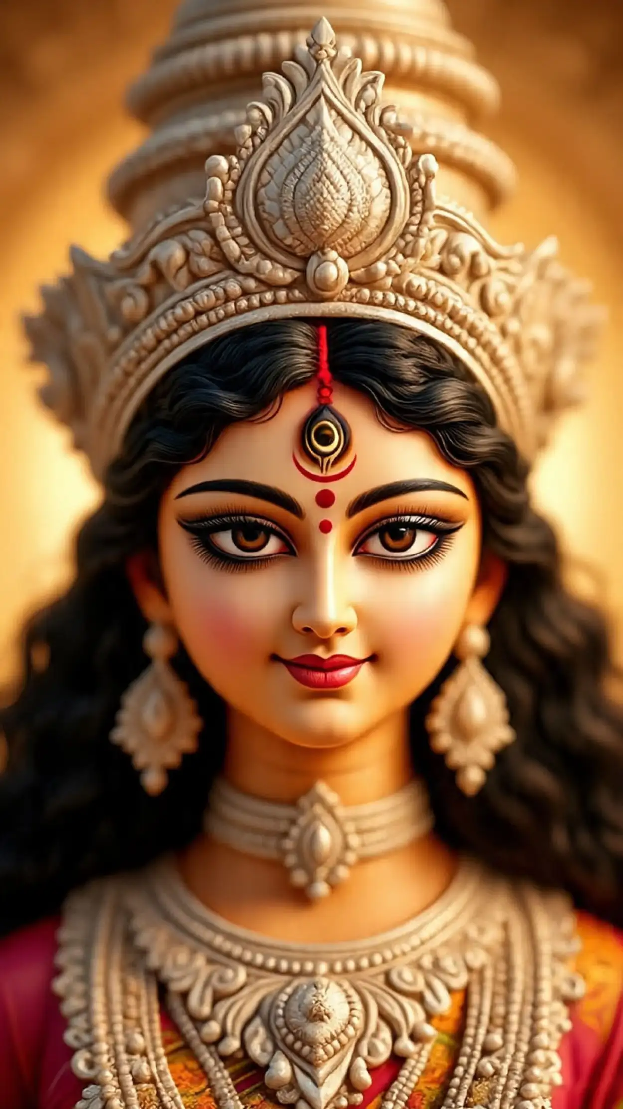 maa durga photo for t-shirt printing