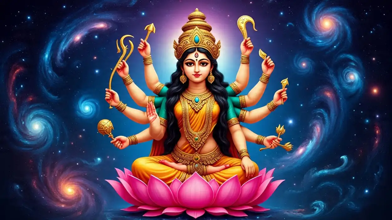 Maa Durga Photo With Children And Devotees - Royalty Free Maa Durga Photo Image | Pngmagic Free Download Maa Durga Photo With Children And Devotees - High Quality Maa Durga Photo Background