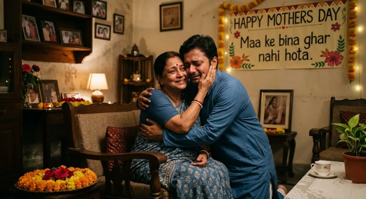 Free Download Maa Ke Liye Dil Se Quotes - High Quality Mothers Day Quotes Image