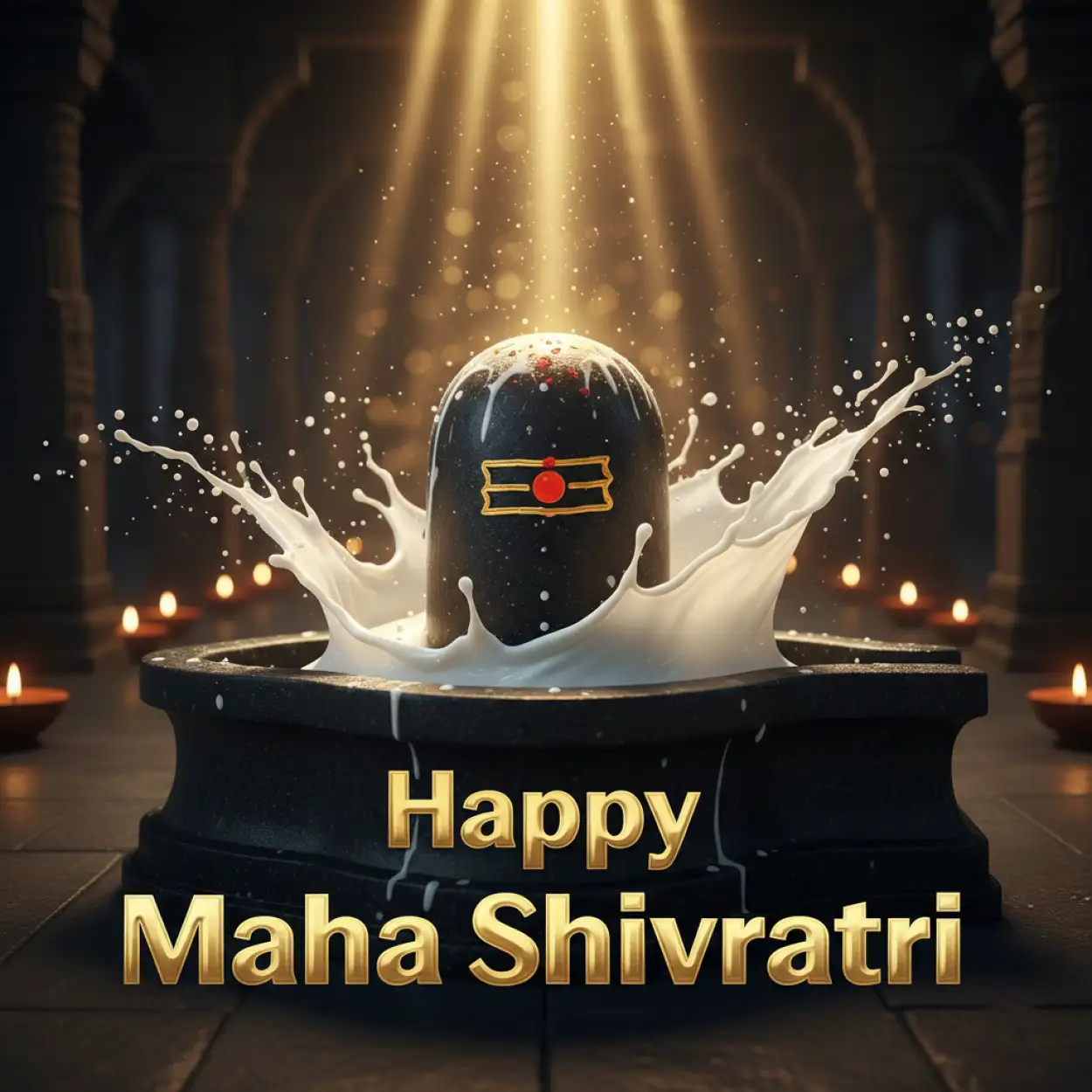 maha shivratri wishes card design
