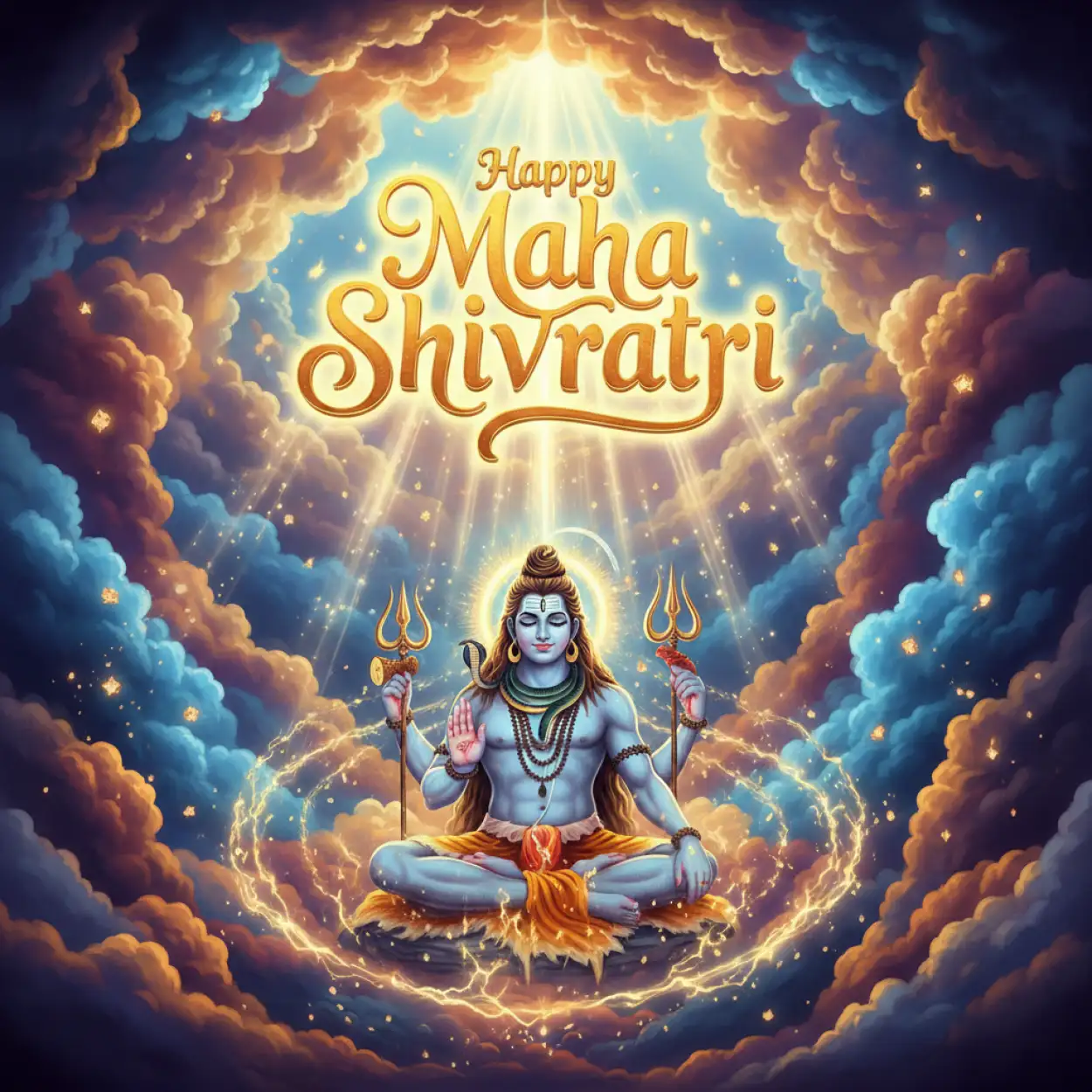 Free Download Maha Shivratri Wishes With Mantra - High Quality Maha Shivratri Wishes Background