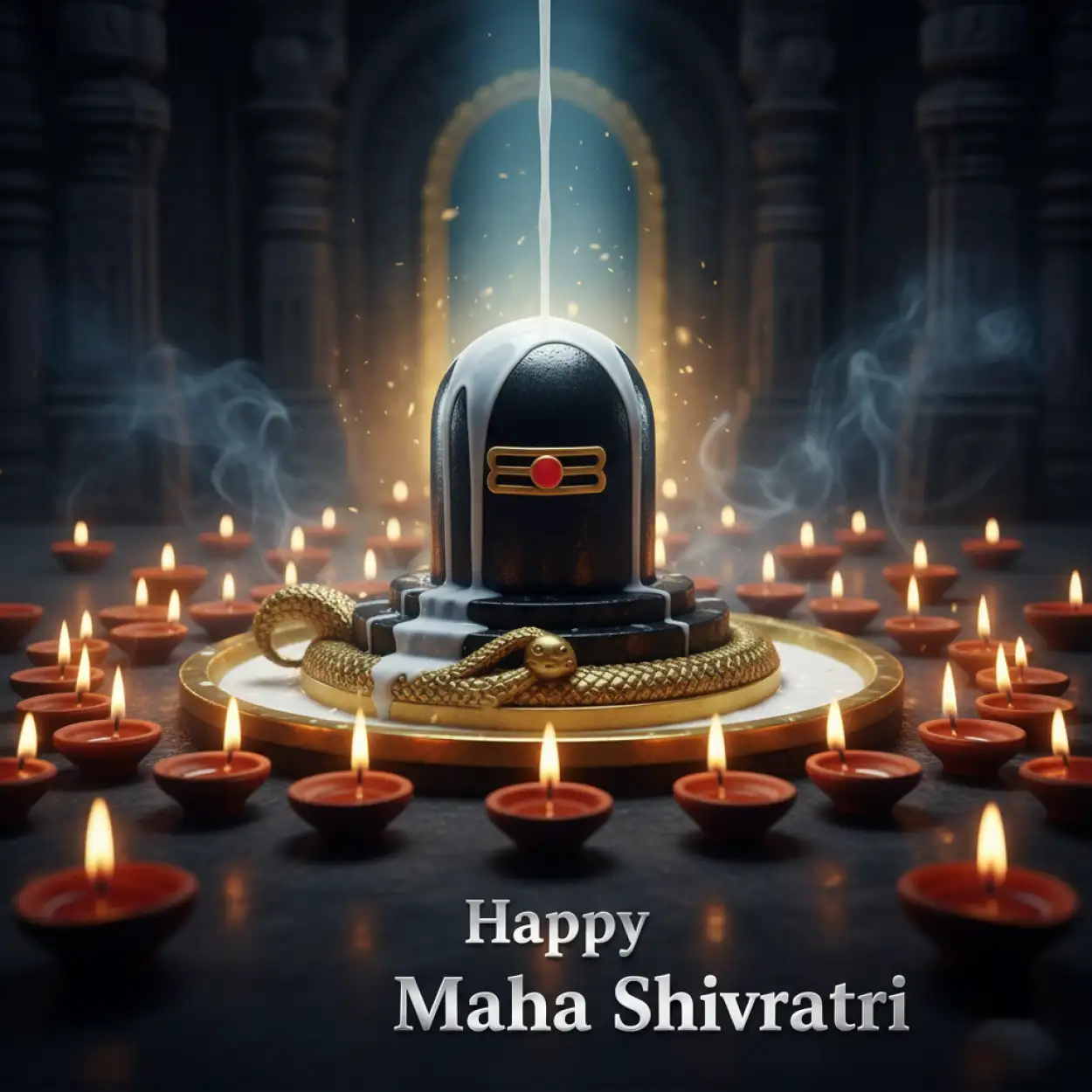 Free Download Maha Shivratri Wishes With Shivling Photo - High Quality Maha Shivratri Wishes Background