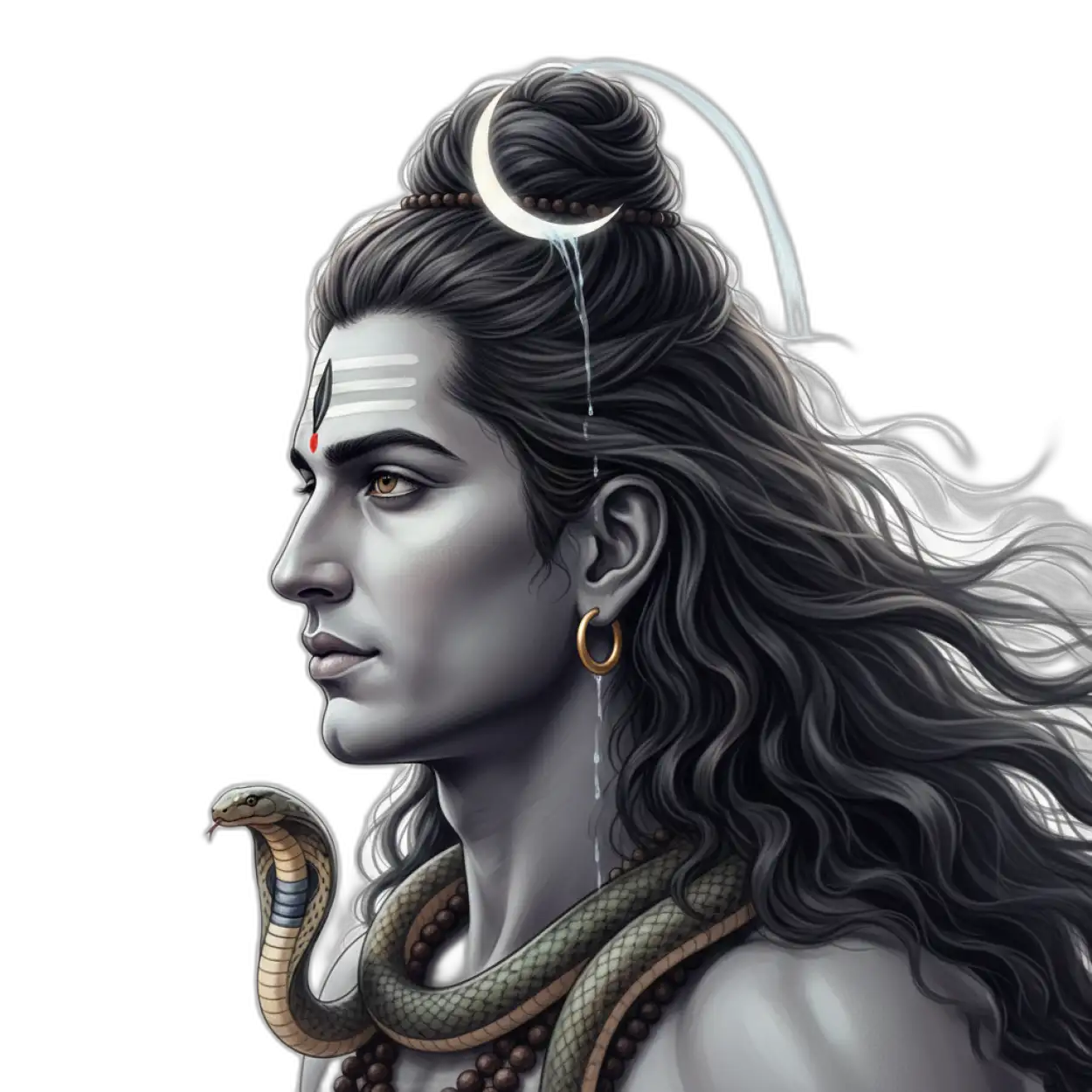 mahadev png divine look